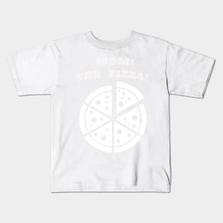 MOM THE PIZZA WHITE Kids T-Shirt